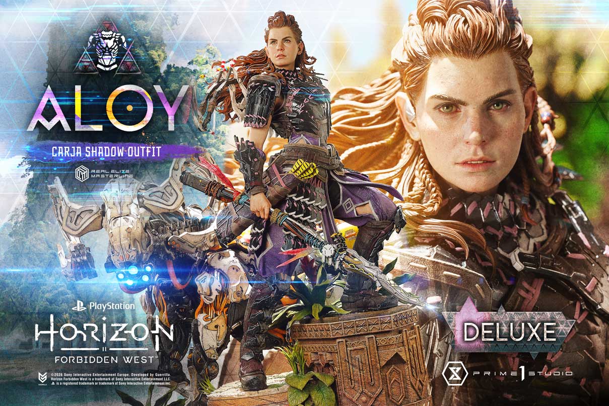 Real Elite Masterline Horizon Forbidden West Aloy Carja Shadow Outfit DX Bonus Version