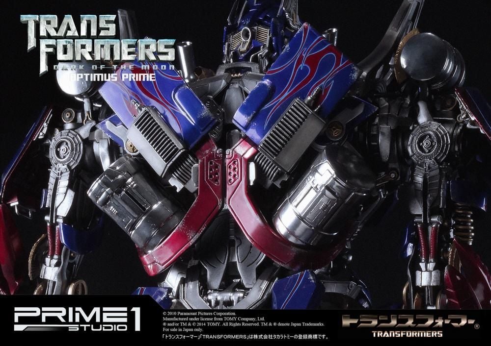 Estátua Perfeita Optimus Prime em Transformers: O Lado Oculto da Lua (Prime  1 Studio)