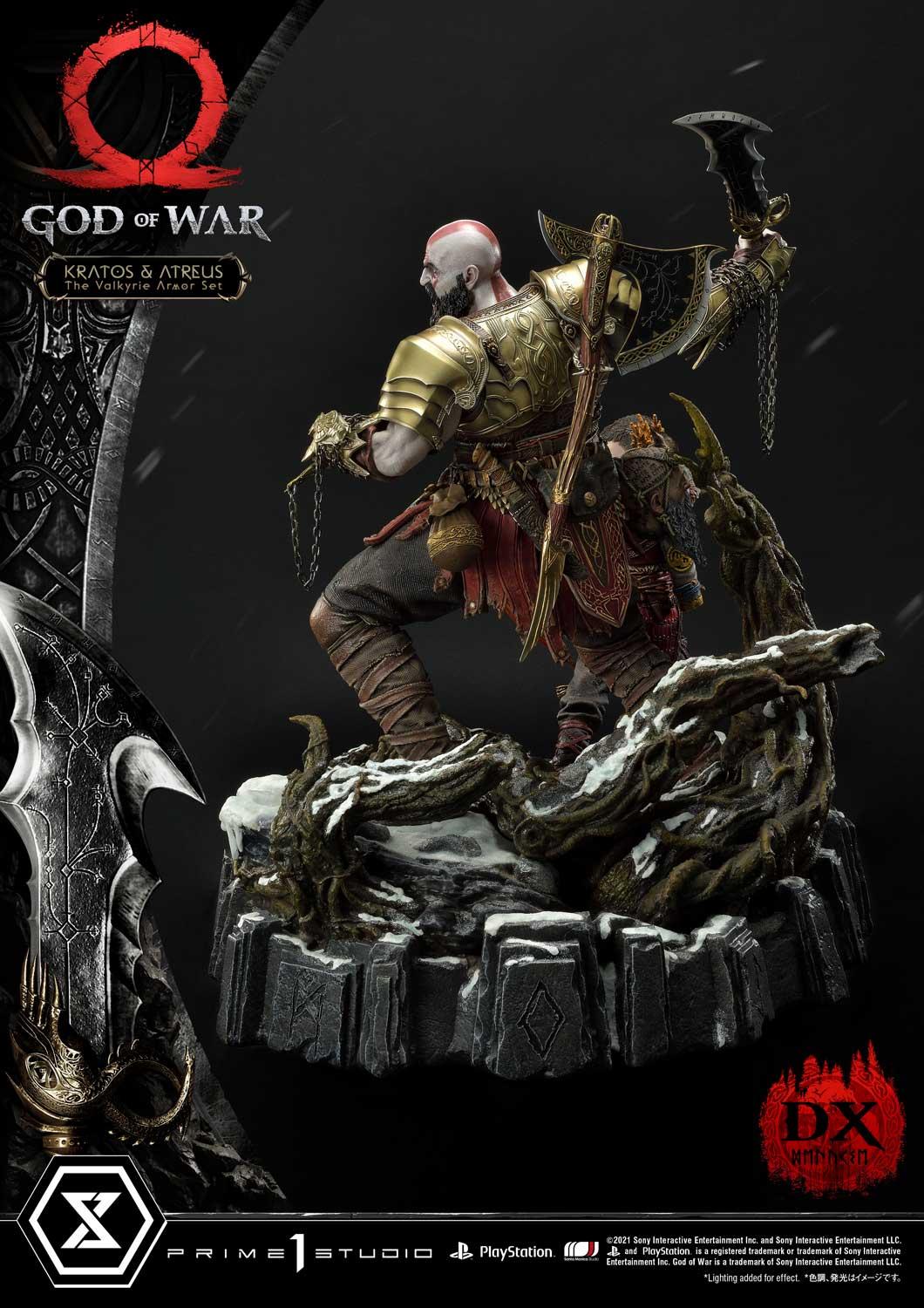 Kratos & Atreus (The Valkyrie Armor Set) Statue by Prime 1 Studio