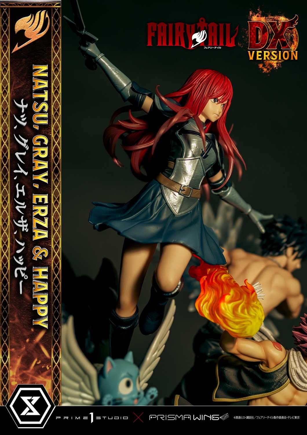 Fairy tail Reveil Manga Led 7 Couleur Thermomètre veilleuse déco natsu lucy