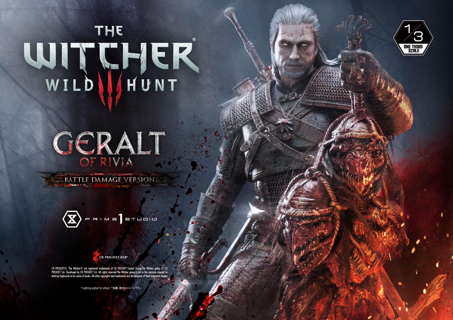 Museum Masterline The Witcher 3: Wild Hunt Geralt of Rivia Battle