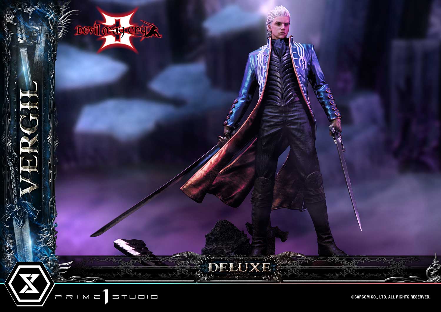 Prime 1 Studios Devil May Cry 3 (Vergil) (Deluxe Version) 1/4 Scale St –  Cosmic Chase Collectibles Pte. Ltd.