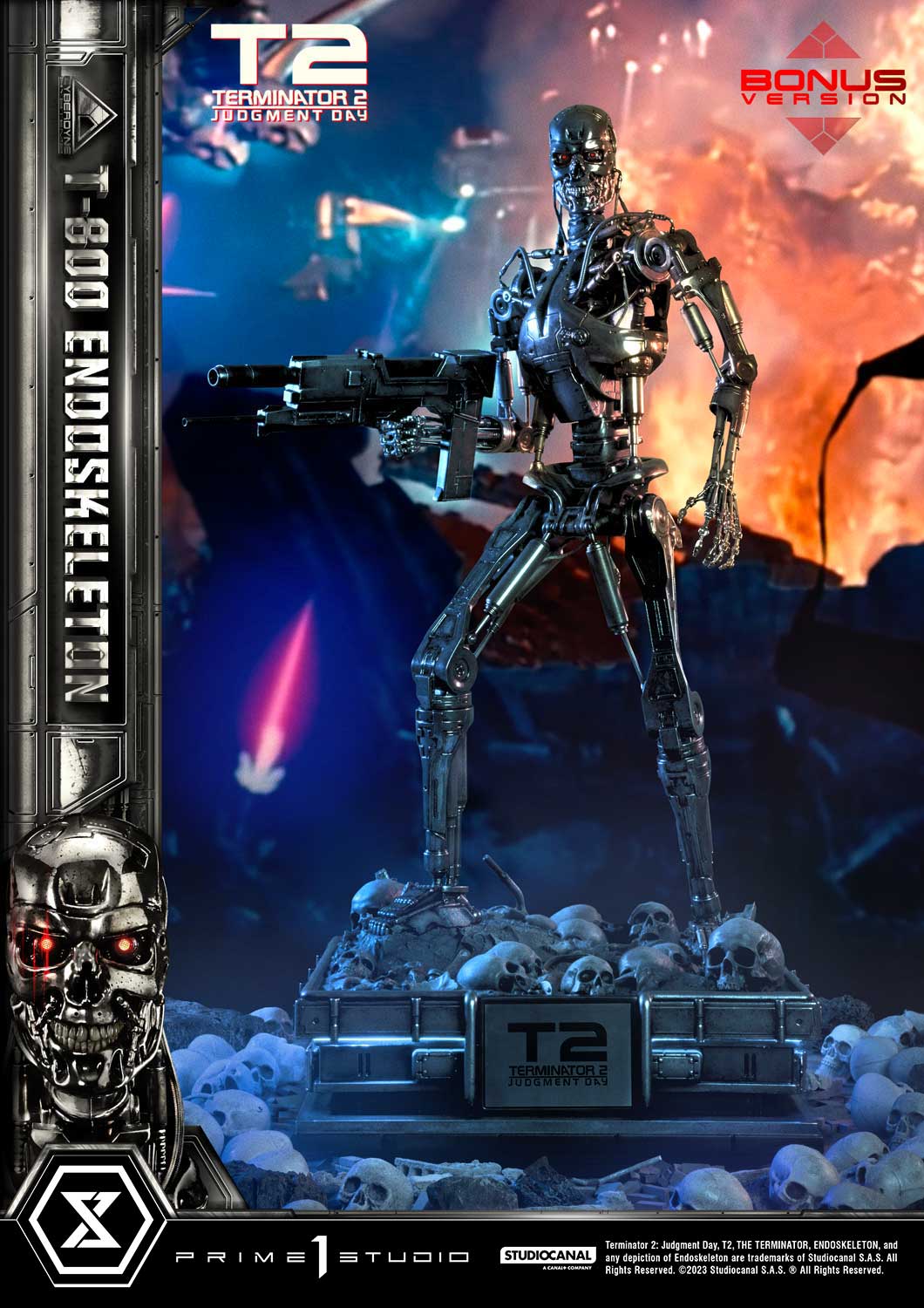Museum Masterline Terminator 2: Judgment Day T-800 Endoskeleton DX Bonus  Version