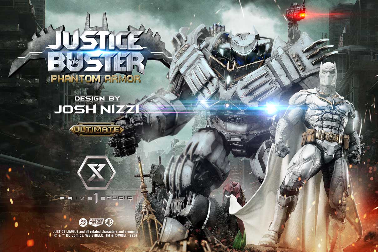 Ultimate Museum Masterline Justice League (Comics) Justice Buster: Phantom Armor (Design By Josh Nizzi) Ultimate Bonus Version