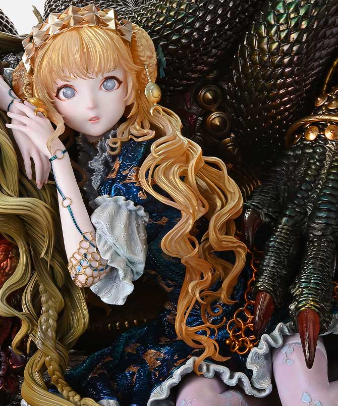 The Legend of Beauty and the Beast Taiki Original Illustration Nue Bonus Version