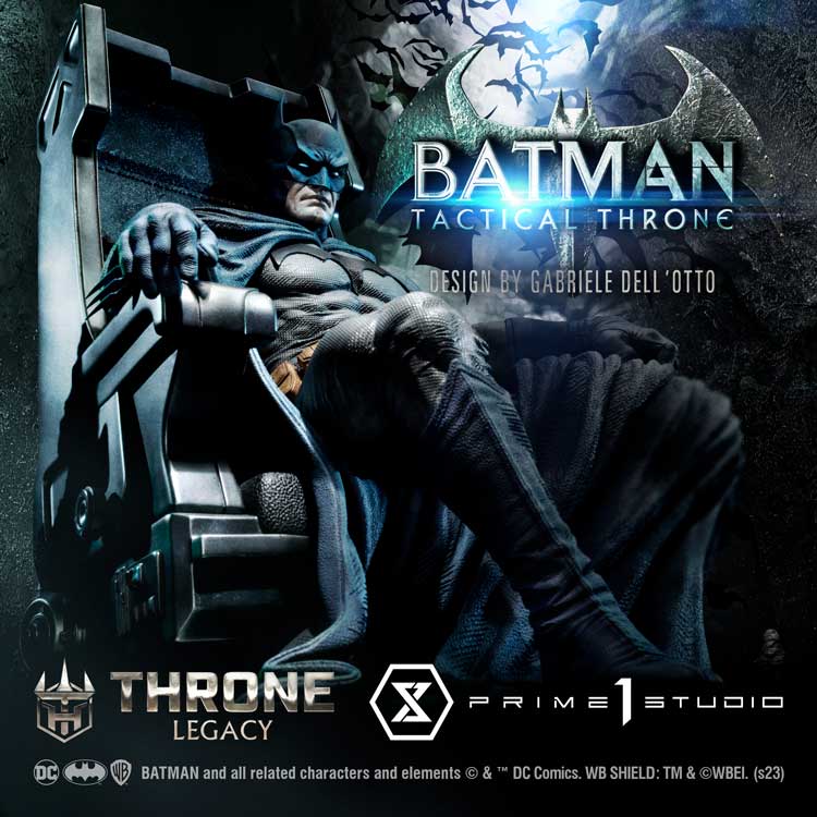 Statue Batman Tactical Throne Economy Version Throne Legacy Collection  Prime 1 Studio DC Comics