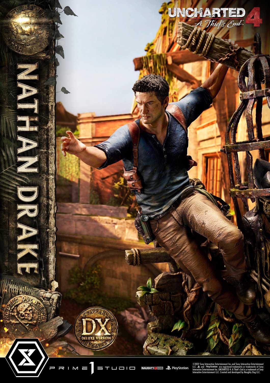 Prime 1 Studio NATHAN DRAKE DELUXE BONUS VERSION (UNCHARTED 4: A THIEF'S  END) 