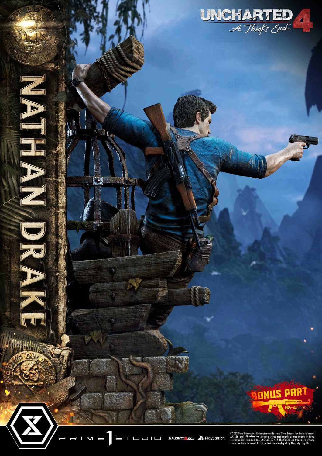 Prime 1 Studio NATHAN DRAKE DELUXE BONUS VERSION (UNCHARTED 4: A THIEF'S  END) 