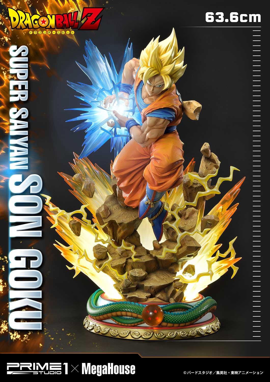 Dragonball Z SMSP Goku SS1 Figure 2-Dimension Repaint Version 1/6