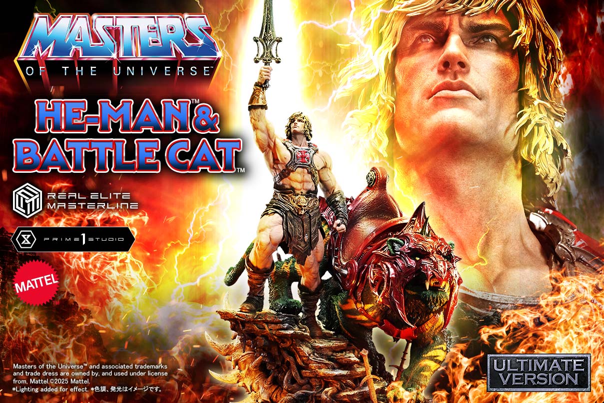 Real Elite Masterline Masters of the Universe He-Man & Battle Cat Ultimate Version