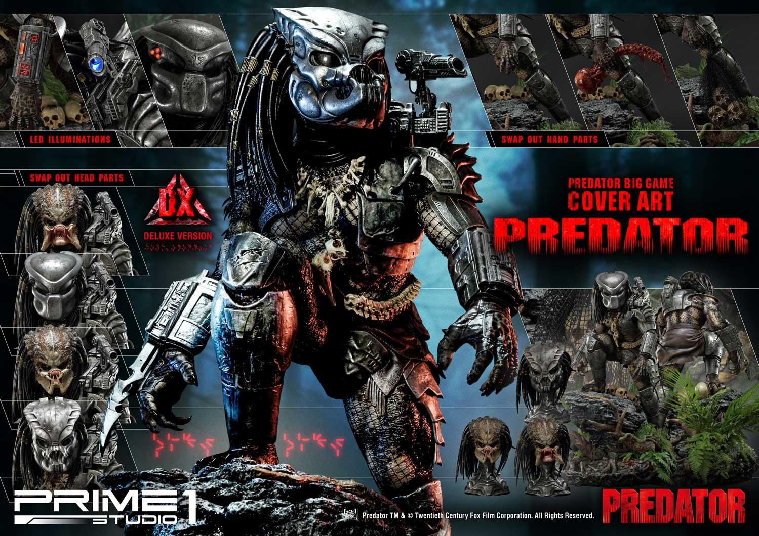 Premium Masterline Predator (Comics) Big Game Cover Art Predator Deluxe  Bonus Version