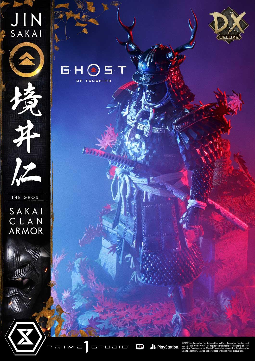 新品未開封 GHOST OF TSUSHIMA JIN SAKAI Ghost of Tsushima 6” Jin Sakai Samurai Action Figure Statue