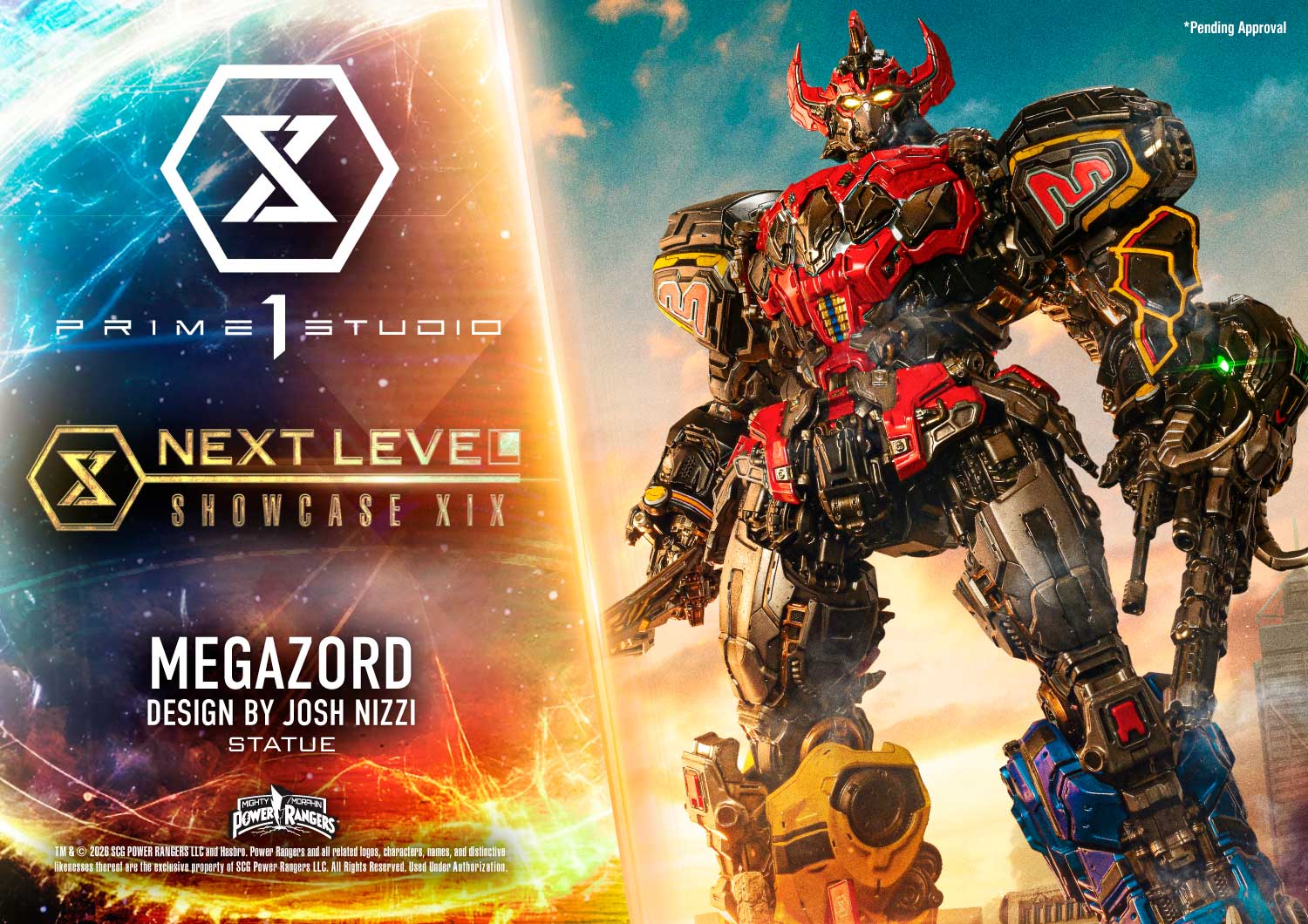 Mighty Morphin Power Rangers Megazord (Design by Josh Nizzi)