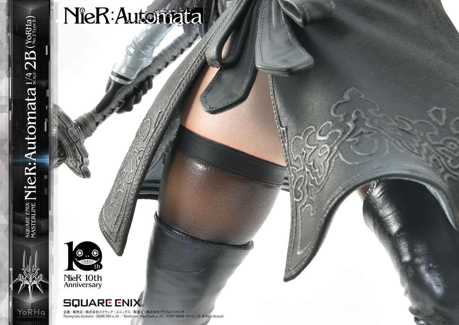 Square Enix Announces New FORM-ISM Figure Line; Opens Pre-Orders For NieR:Automata  2B Figures Where Her Eyes Are Either Covered Or Visible - Noisy Pixel