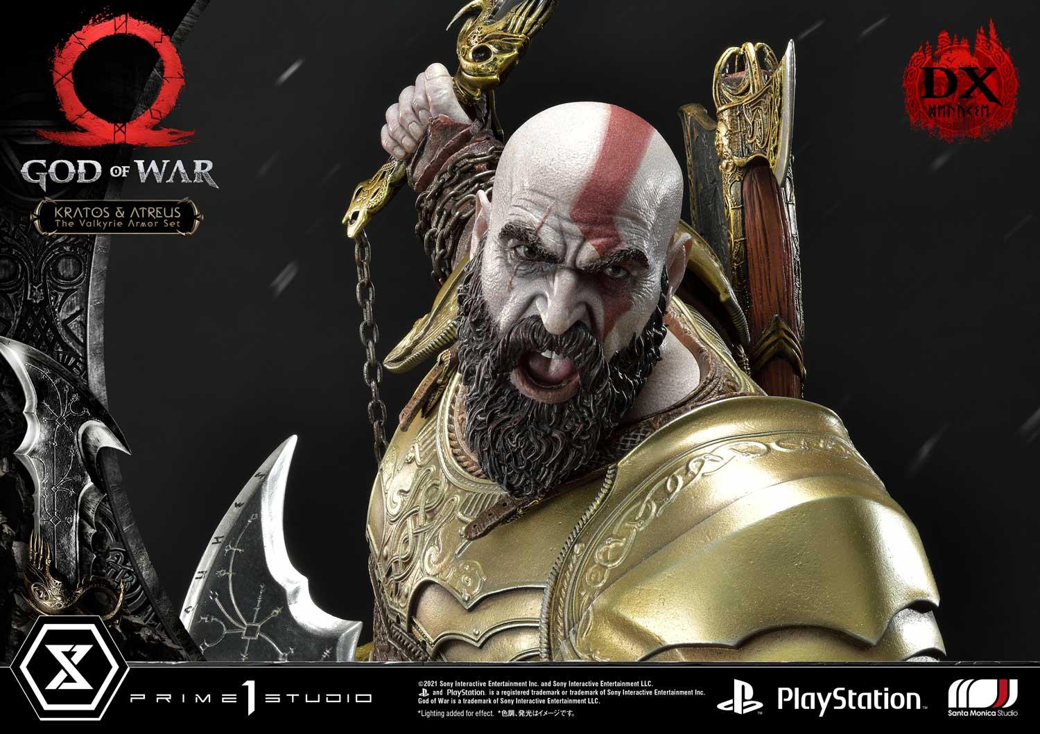 God of War Ragnarok Kratos + Atreus Statue Figure Set Official Sony Modern  Icons