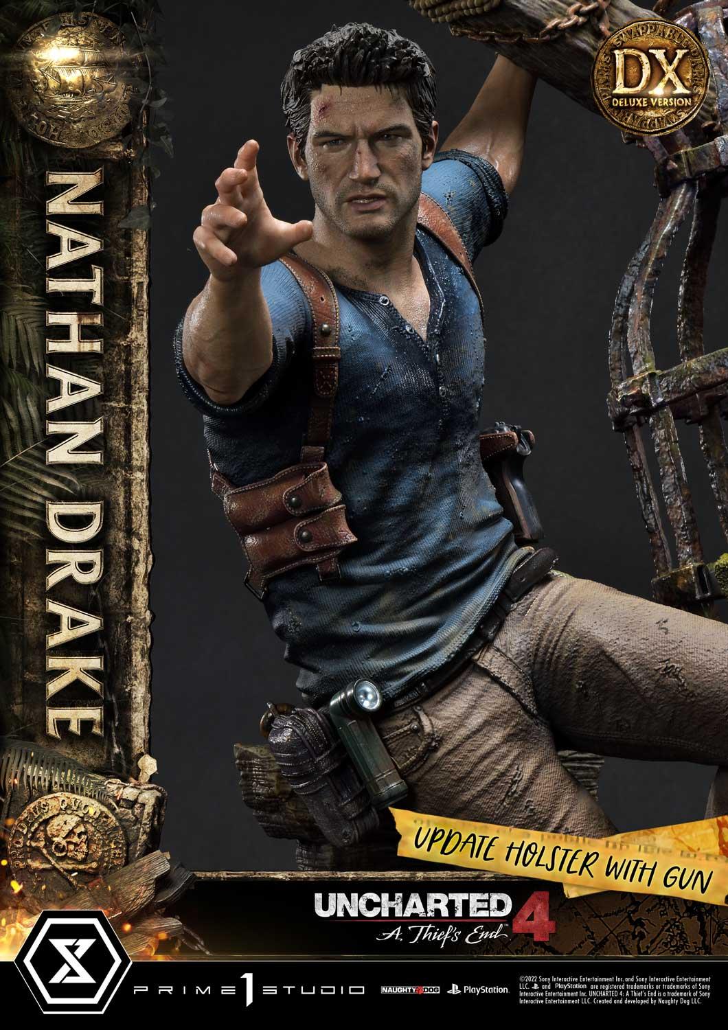 Prime 1 Studio NATHAN DRAKE DELUXE BONUS VERSION (UNCHARTED 4: A THIEF'S  END) 