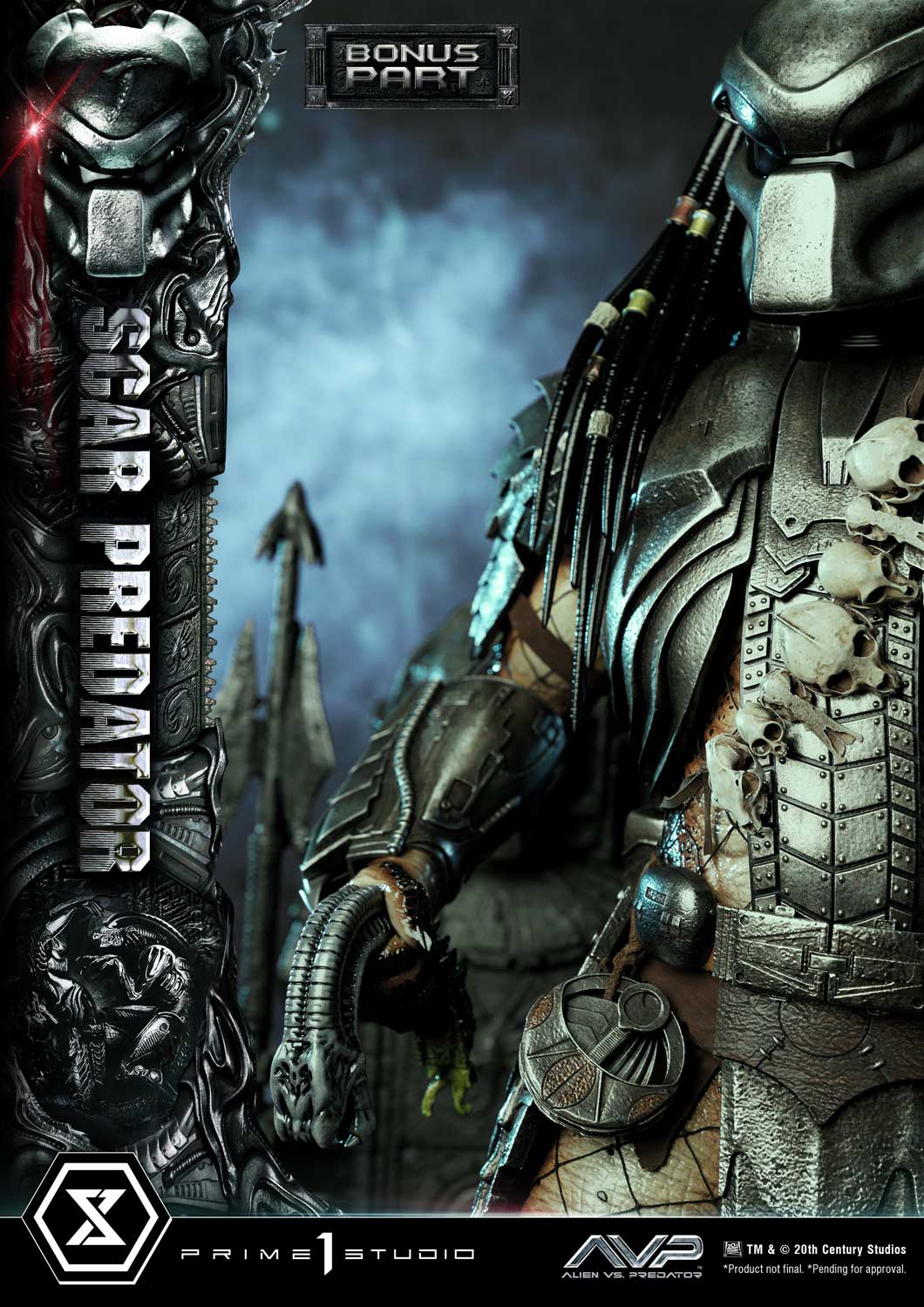 Prime 1 Studio Alien vs. Predator 1/3 Scar Predator