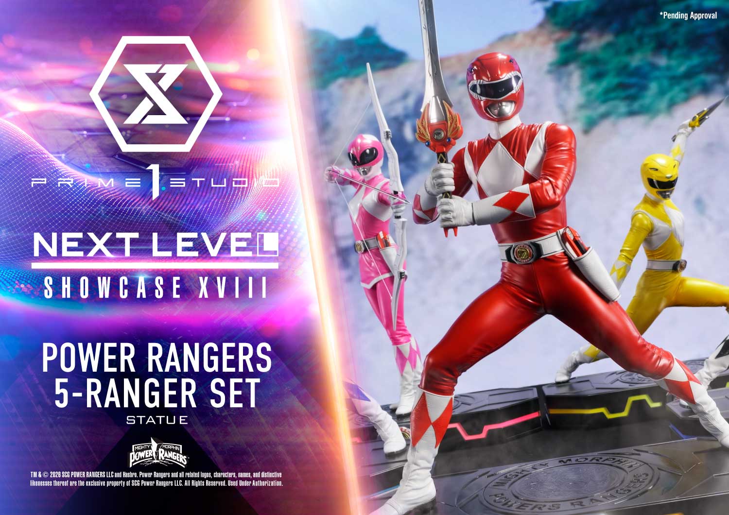 Mighty Morphin Power Rangers Power Rangers 5-Ranger Set