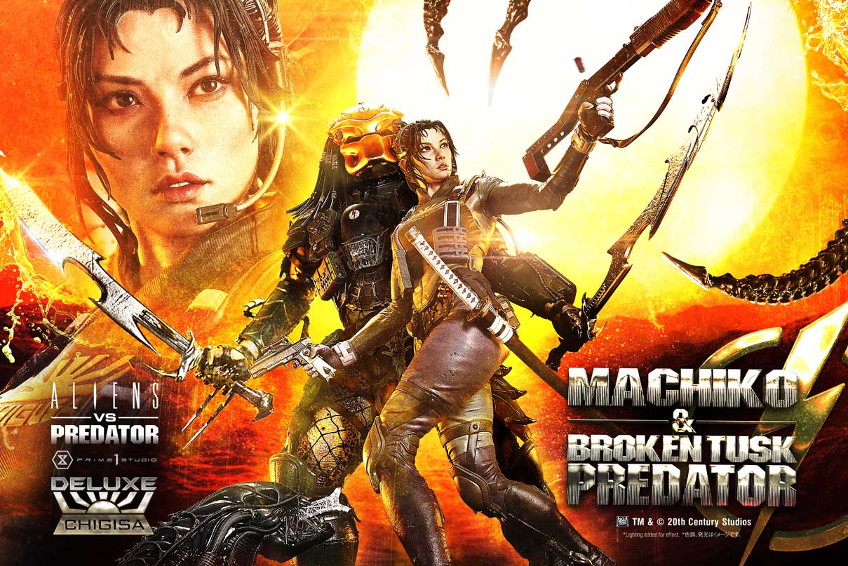 Ultimate Premium Masterline Aliens vs. Predator（Comic） Machiko & Broken Tusk Predator DX Bonus Version