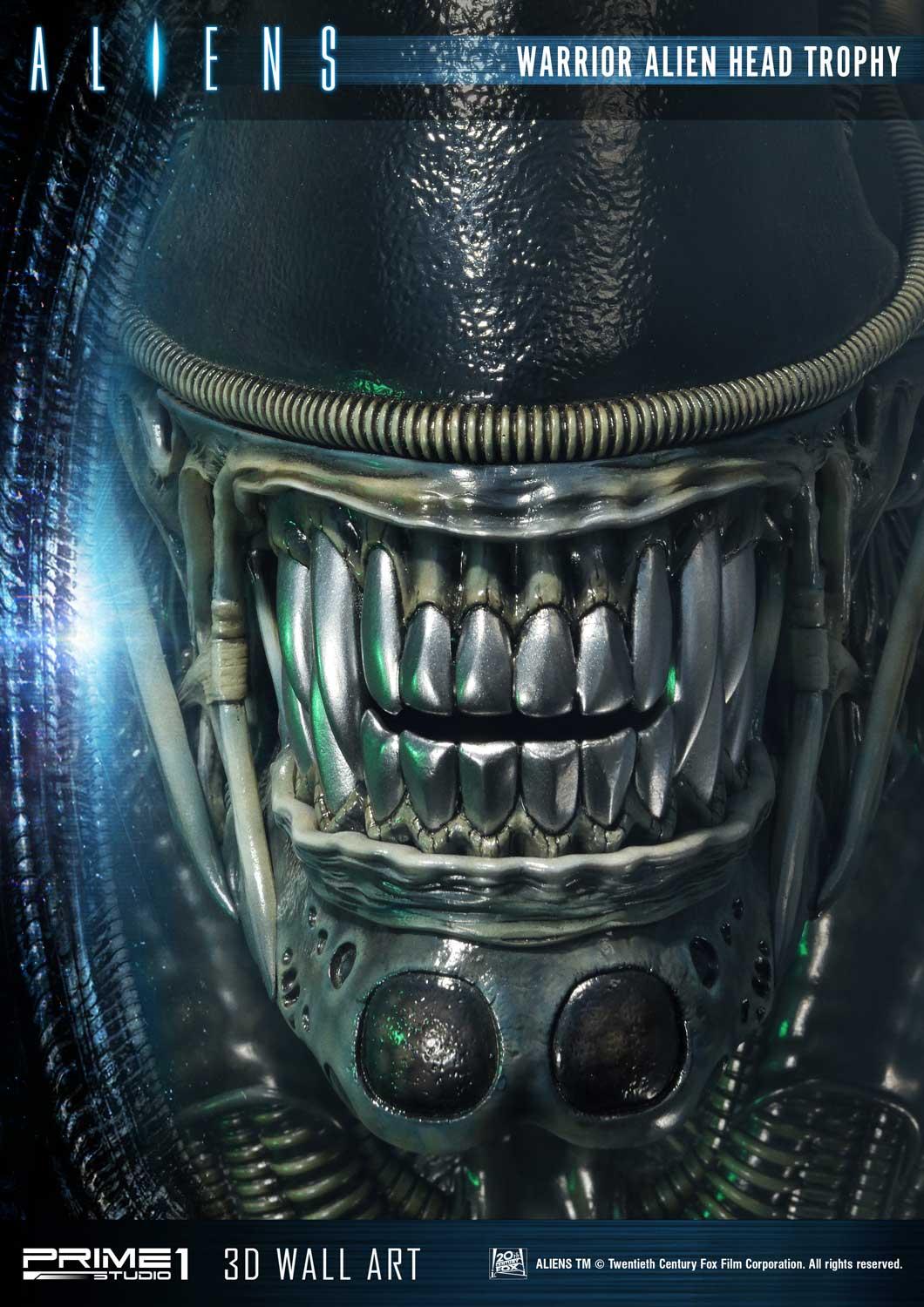 3D Wall Art Aliens (Film) Alien Warrior Head Trophy