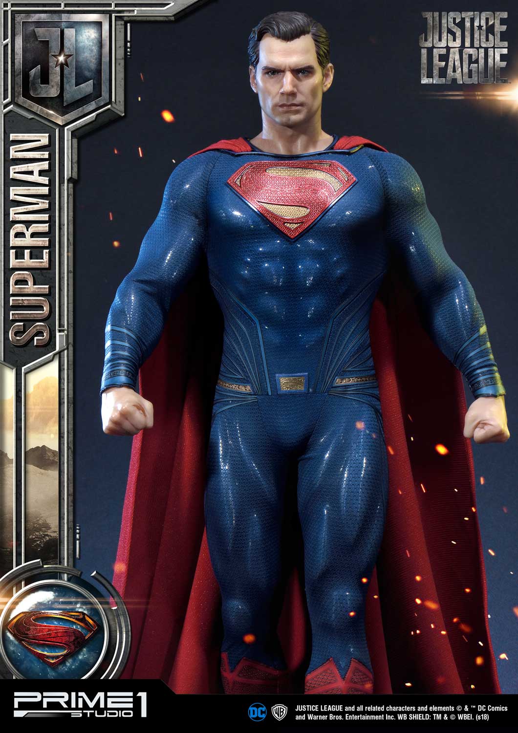 Superman (Henry Cavill) Blue and Red Suit 1/3 Scale Statue - Spec