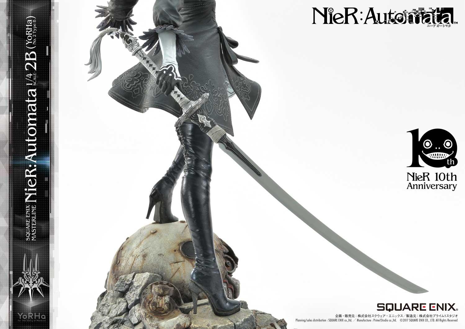 NieR Game Series 10th Anniversary Square Enix INDIVIDUALS RARE YoRHa Prize  2P Figurine