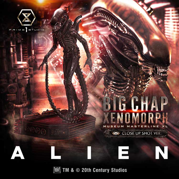 Museum Masterline XL Alien (Film) Big Chap Xenomorph Close Up Shot Ver.
