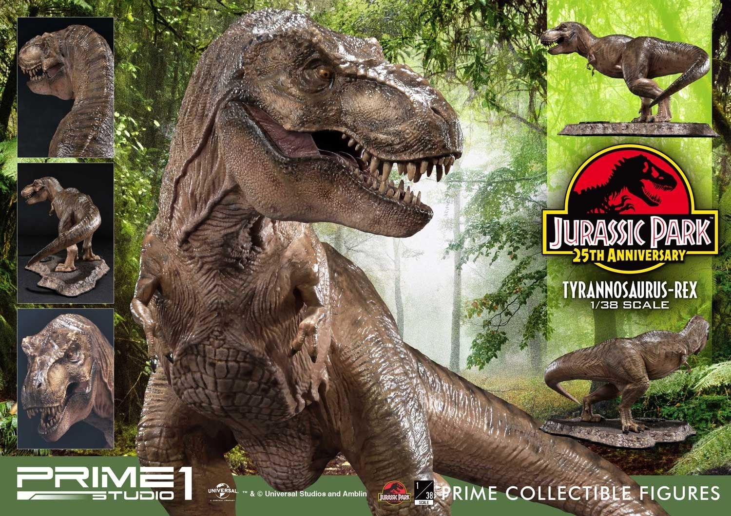 Prime Collectible Figures Jurassic Park (Film) Tyrannosaurus Prime Collectible Figures Jurassic Park (Film) Tyrannosaurus