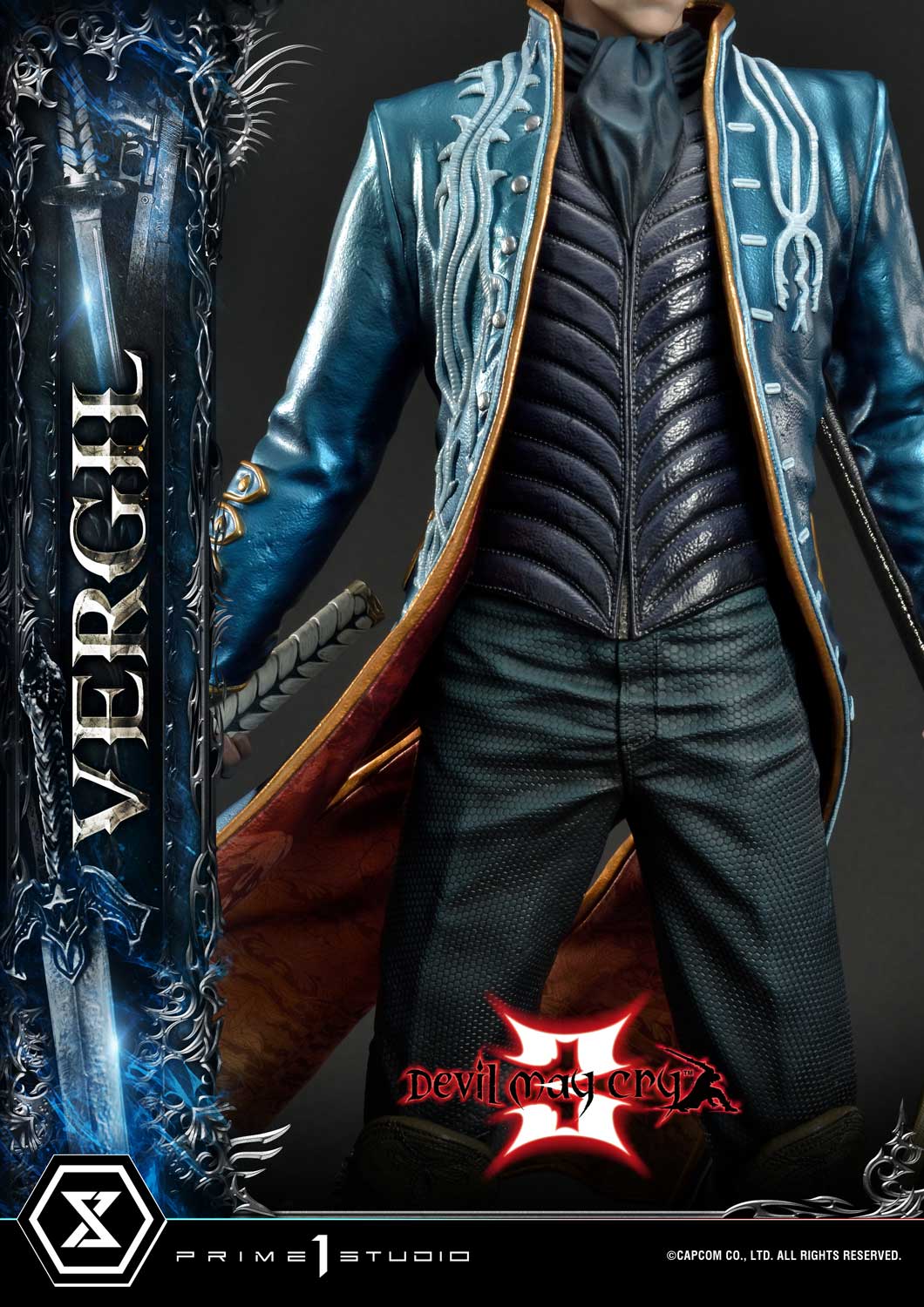 Devil May Cry 3 Vergil Leather Coat