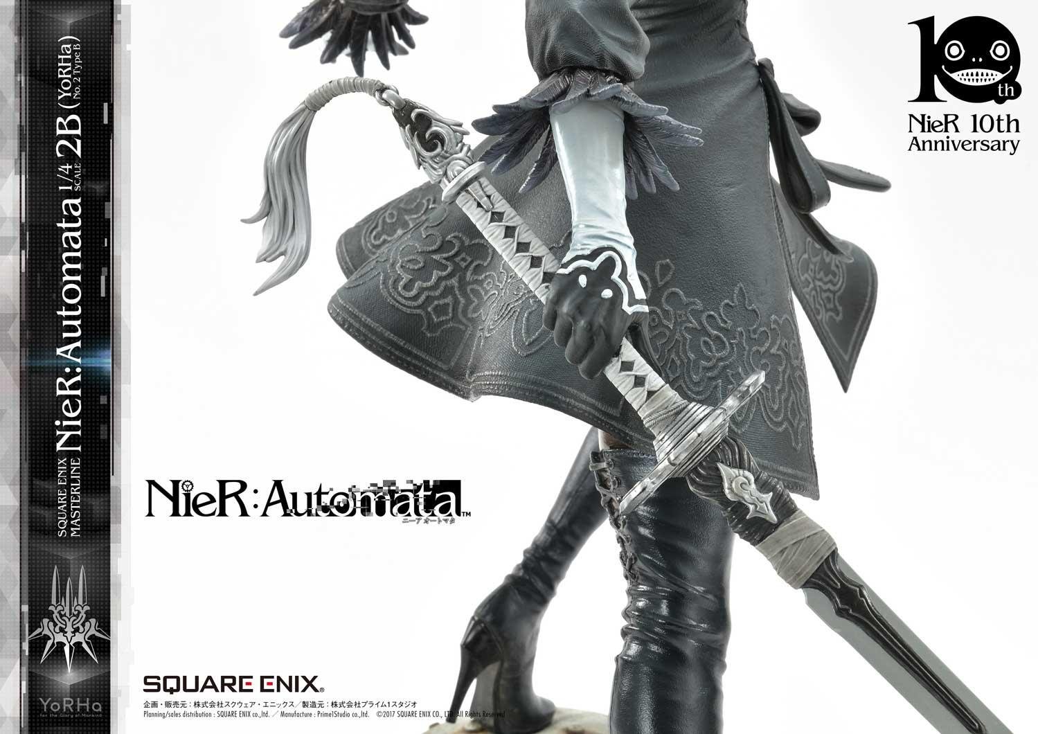 Square Enix Announces New FORM-ISM Figure Line; Opens Pre-Orders For NieR:Automata  2B Figures Where Her Eyes Are Either Covered Or Visible - Noisy Pixel