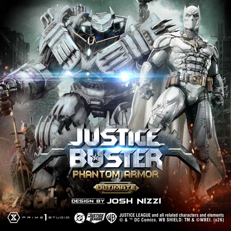 Ultimate Museum Masterline Justice League (Comics) Justice Buster: Phantom Armor (Design By Josh Nizzi) Ultimate Bonus Version