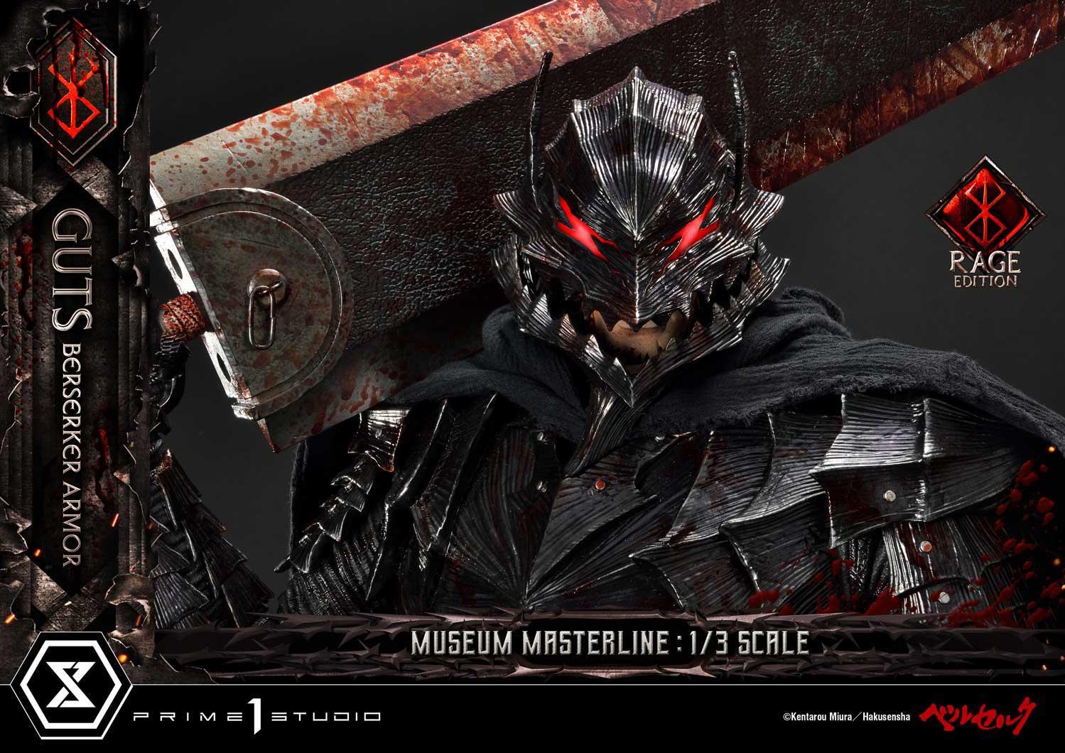 BERSERK - FIGURINE DE GUTS BERSERKER ARMOR (RAGE EDITION) - VERSION DELUXE  - PRIME 1 STUDIO