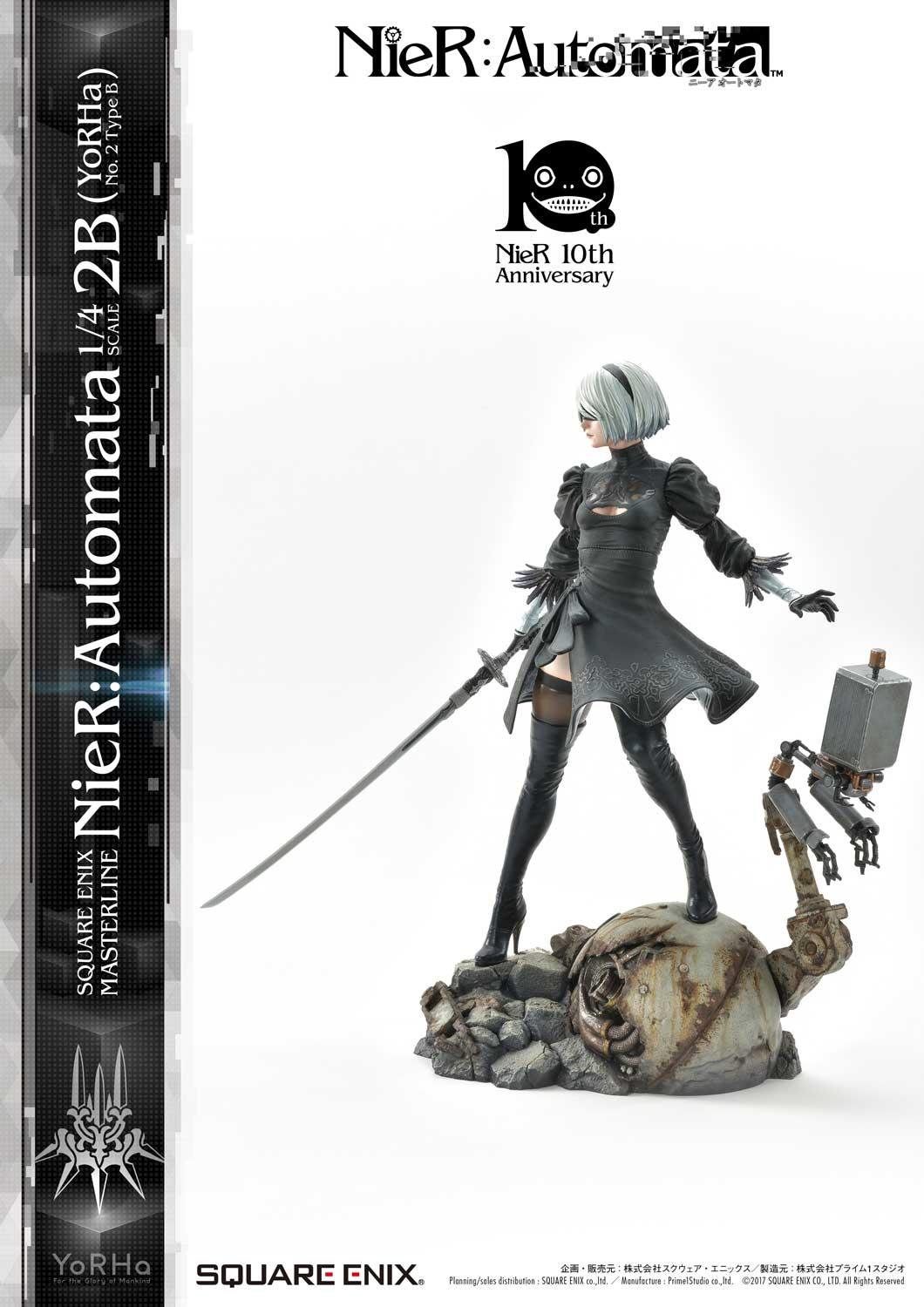 NieR Game Series 10th Anniversary Square Enix INDIVIDUALS 2B Figurine