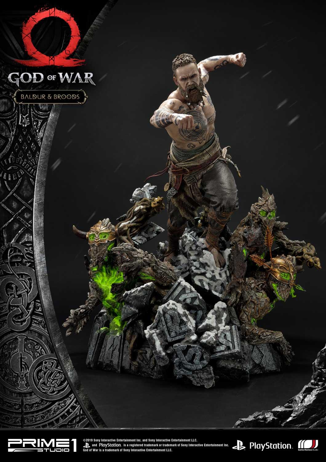 God of War (2018): Baldur & Broods - Statue 62 cm - Prime 1 Studio