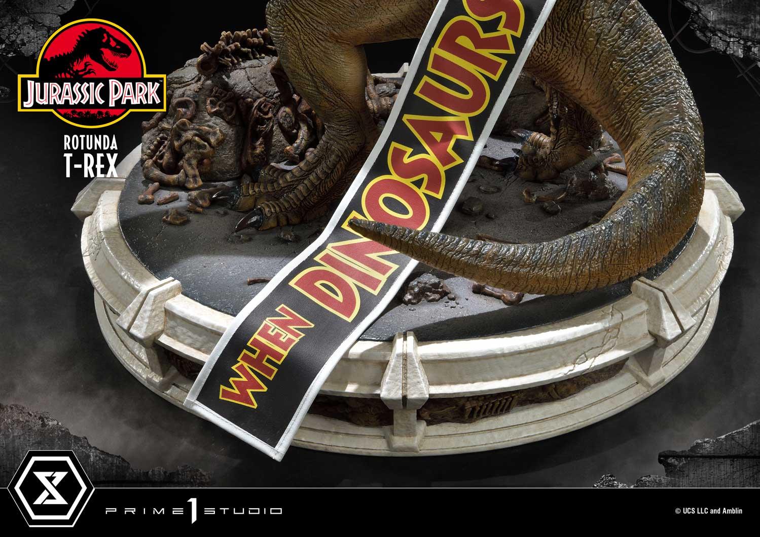 JURASSIC PARK - Rotunda T-Rex - Statuette 1/6 37cm : :  Figurine Prime 1 Studio Jurassic Park