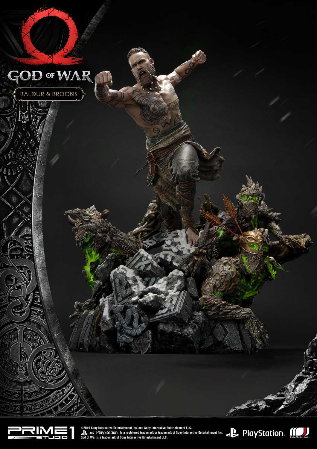 God of War (2018): Baldur & Broods - Statue 62 cm - Prime 1 Studio