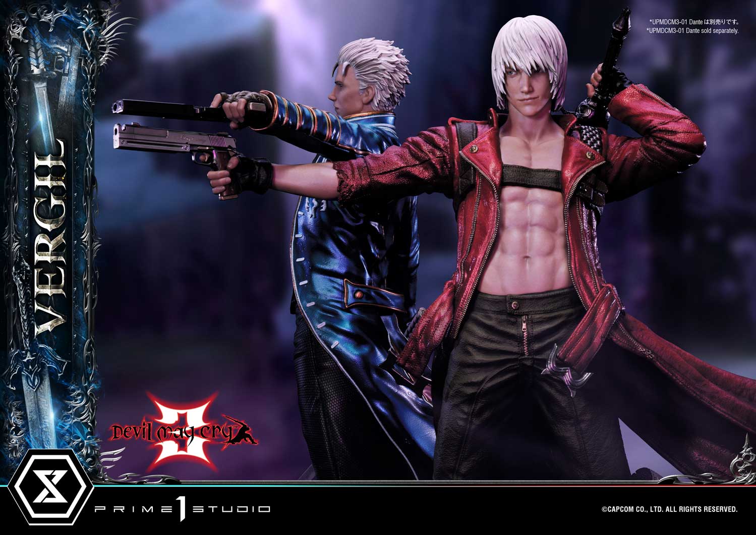 Devil May Cry: Prime 1 revela belíssima estatueta de Vergil