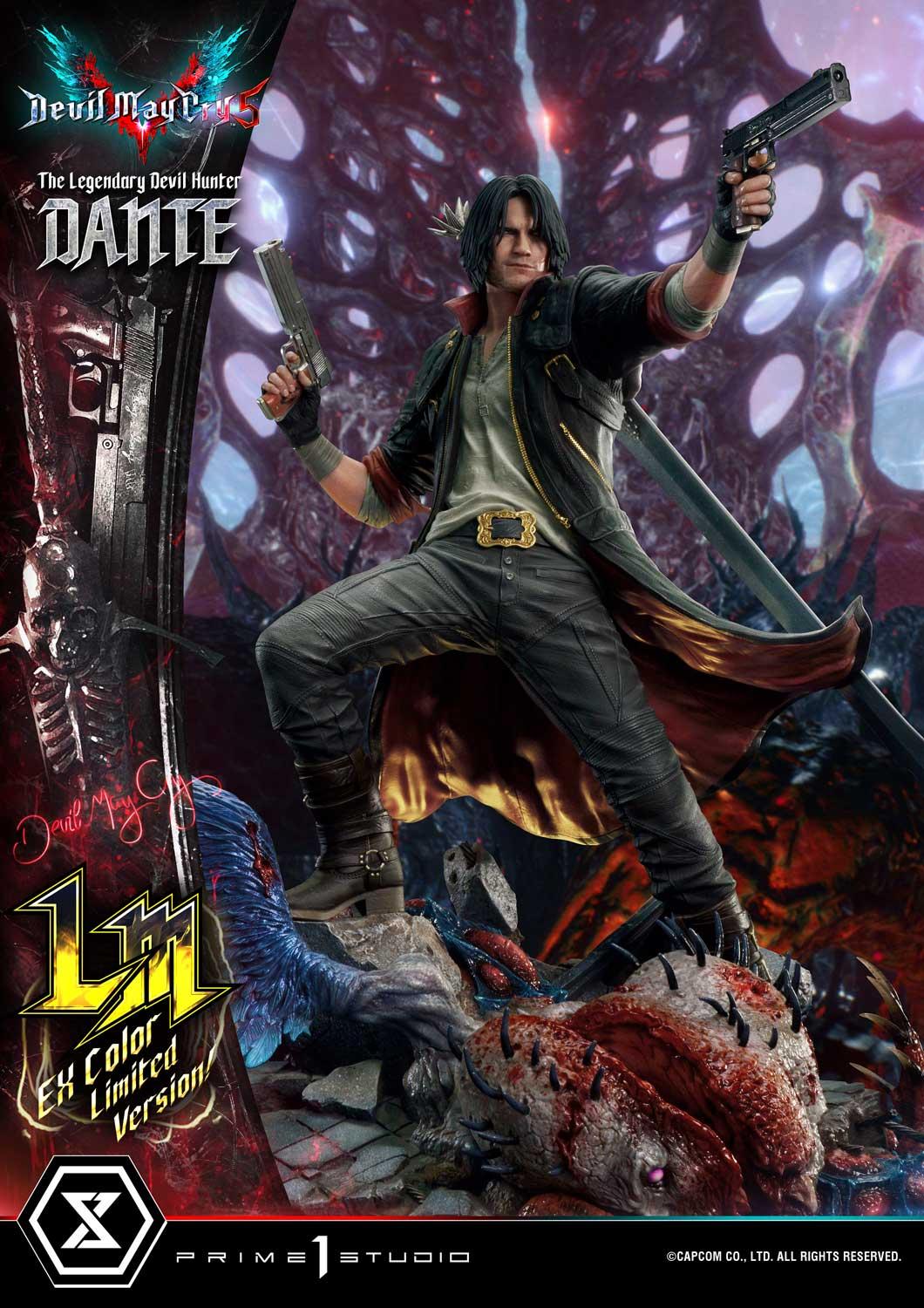 Devil May Cry 5 Statue of Dante from Prime 1 Studio is Up for Preorder