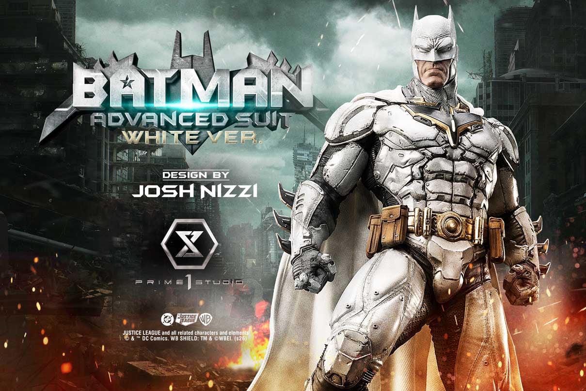 Ultimate Museum Masterline Justice League (Comics) Batman Advanced Suit White Ver. (Design By Josh Nizzi)