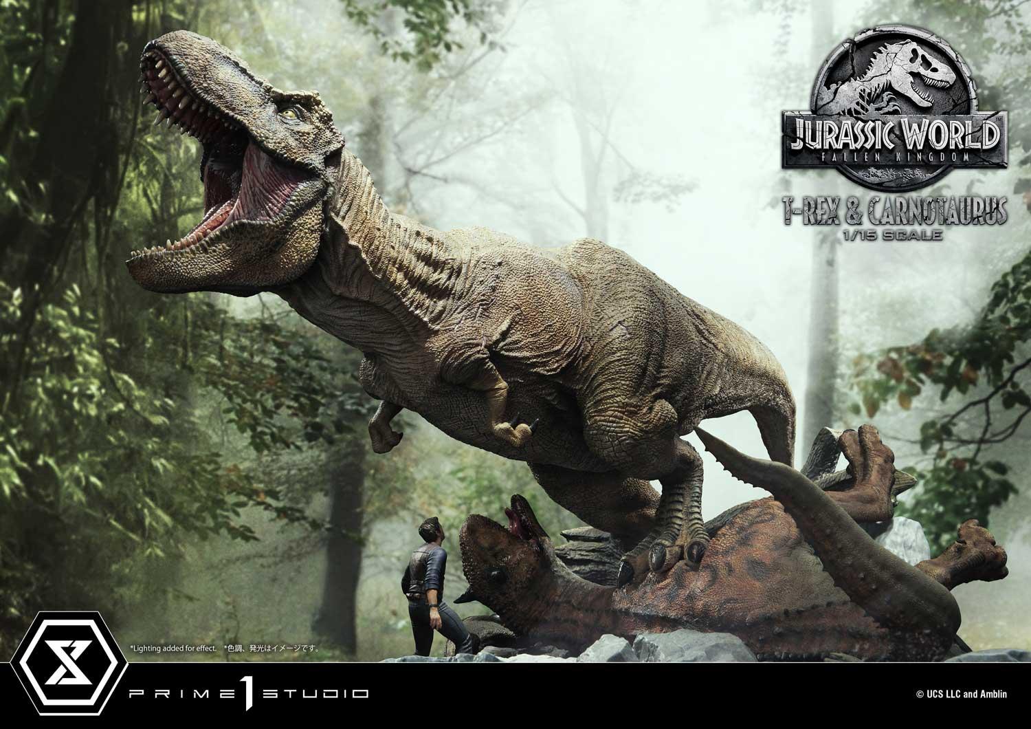 Legacy Museum Collection Jurassic World: Fallen Kingdom (Film)  Tyrannosaurus-Rex & Carnotaurus 1/15 scale Deluxe Version - POW! The Hero  In You