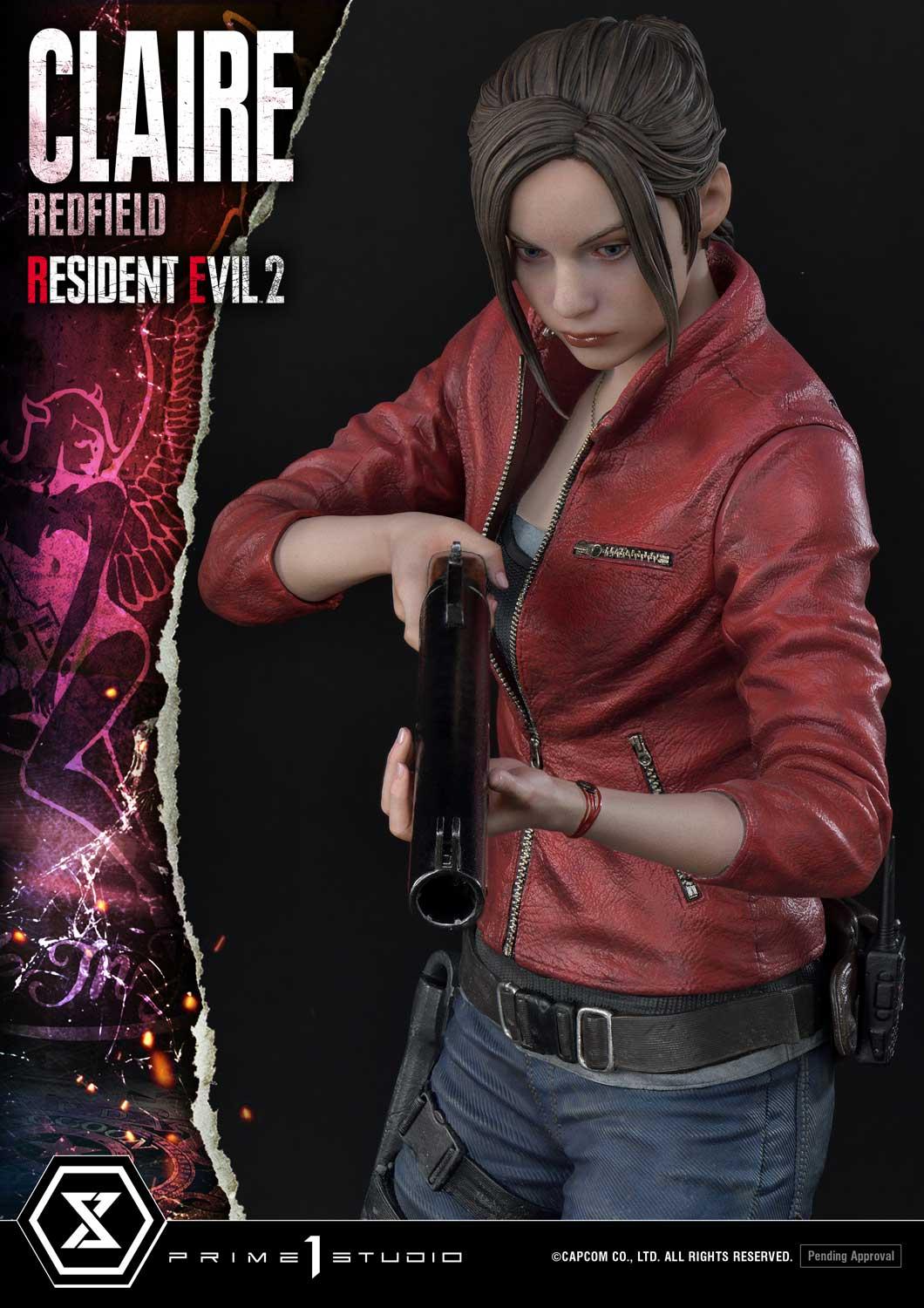 Quadro Claire Redfield Resident Evil 2 Remake 45x35 Gamer