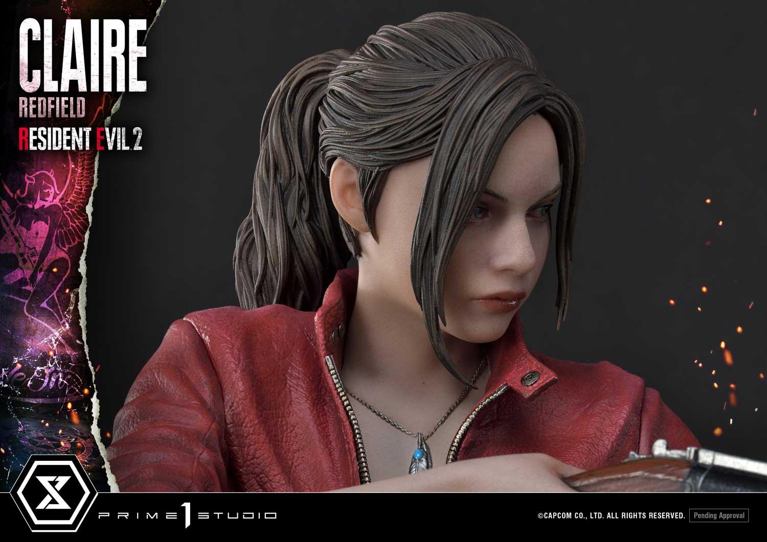 Quadro Claire Redfield Resident Evil 2 Remake 45x35 Gamer
