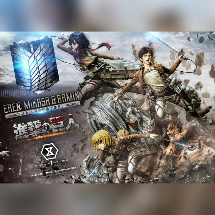 Attack on Titan Final Season Part 3 Key Art Shows Mikasa, Armin