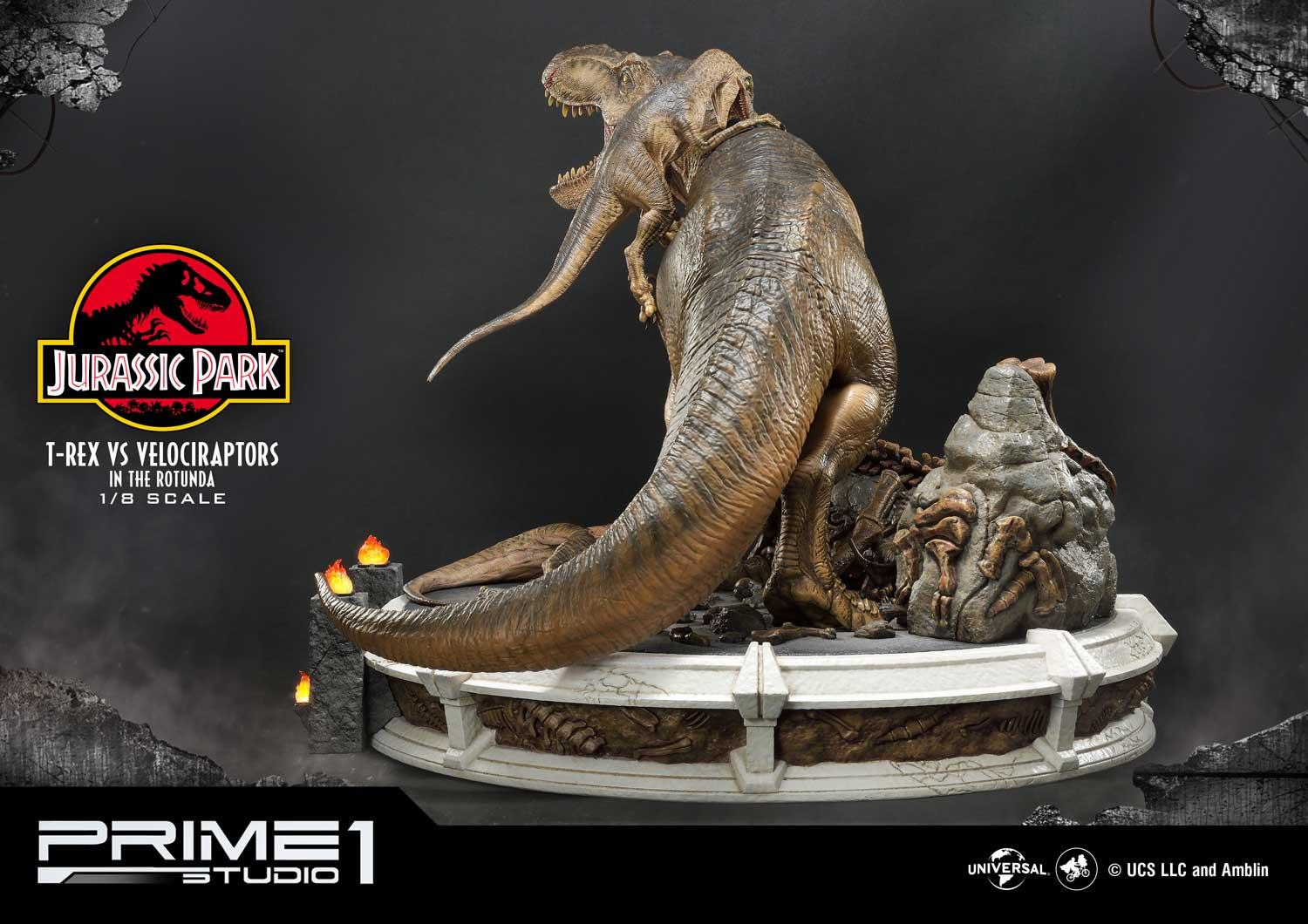 Estatua Rotunda T-Rex Jurassic Park 1/6 Prime 1 Studio