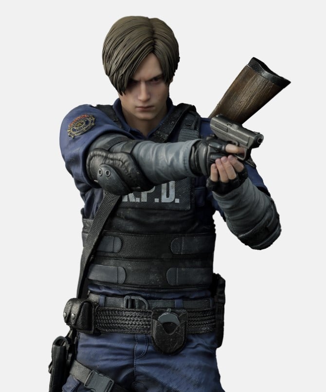 Action figures de Claire Redfield e Leon S. Kennedy - REVIL