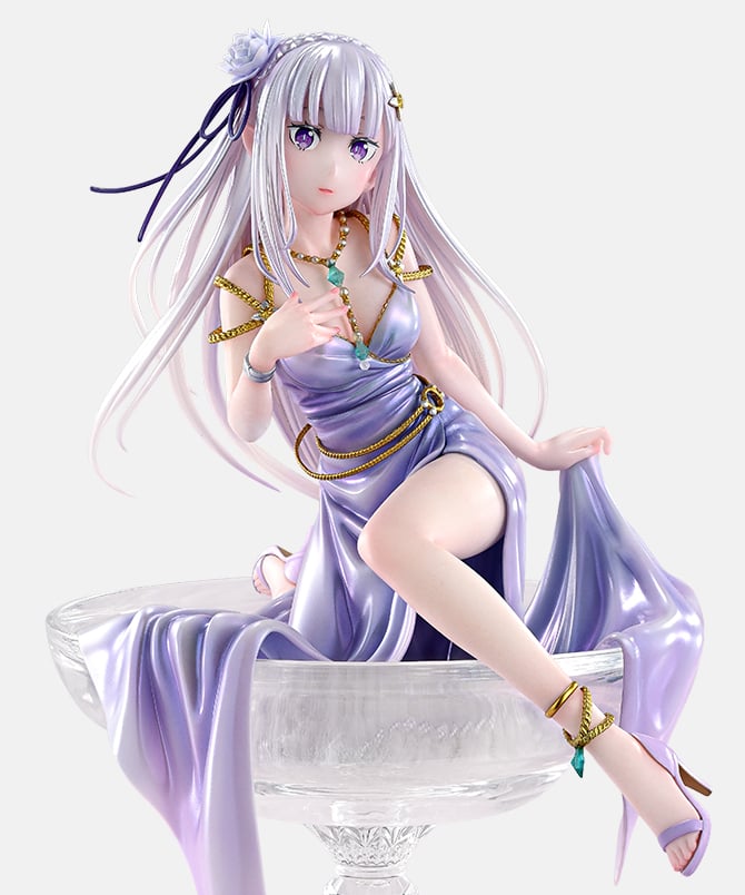 PRISMA WING Re:ZERO -Starting Life in Another World- Emilia Glass Edition 1/7 Scale Pre-Painted Figure