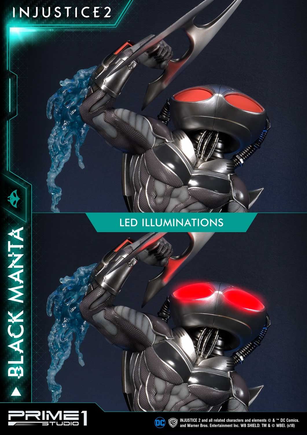 Premium Masterline Injustice 2 Black Manta | | Prime 1 Studio