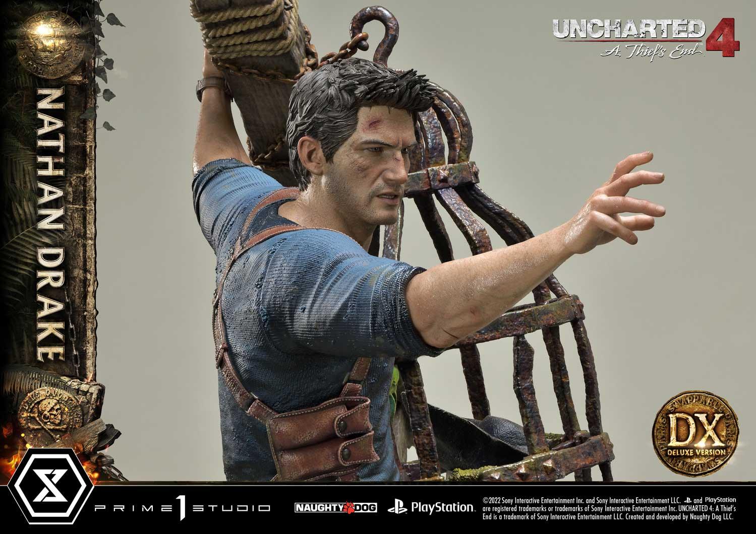 Prime 1 Studio NATHAN DRAKE DELUXE BONUS VERSION (UNCHARTED 4: A THIEF'S  END) 