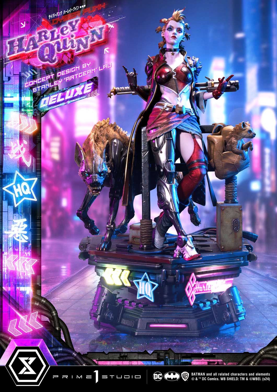 Cyberpunk Harley Quinn | Statue | Prime 1 Studio