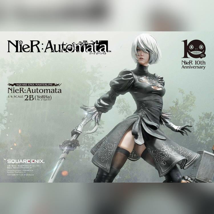 NieR Game Series 10th Anniversary Square Enix INDIVIDUALS RARE YoRHa Prize  2P Figurine